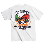 Carrots Hand Picked Tee (White) - Anwar Carrots
