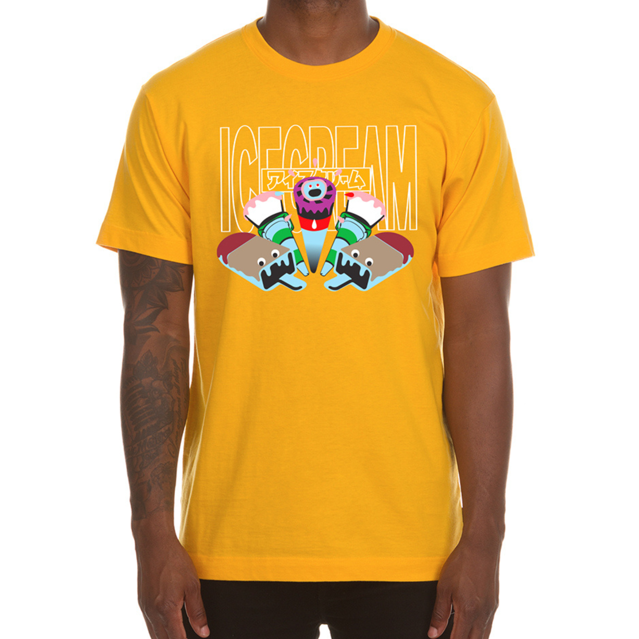 Icecream The Gang SS Tee (Gold Fusion) - Ice Cream