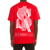 Icecream Stairs To Success SS Tee (Fiery Red) - Ice Cream