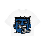 Mixed Emotion "Monster" Cropped Tee (Blue) - Mixed Emotion