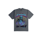 Outrank "Light Things Up" Heavyweight T-shirt (Dark Grey) - Outrank
