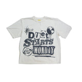 DSM "Spray Paint" Tee-Antique White/Black - Diet Starts Monday