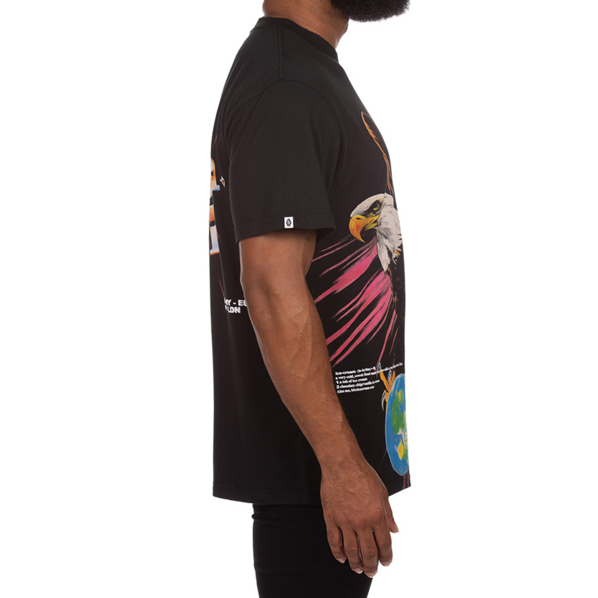 ICECREAM Fear Of Rich Planet S/S Knit OVERSIZED TEE (Stretch Limo) - SNEAKER TOWN