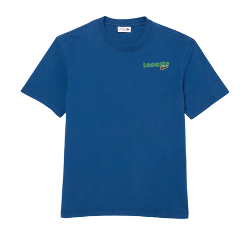Lacoste Washed Effect T-Shirt (Blue) - TH7544