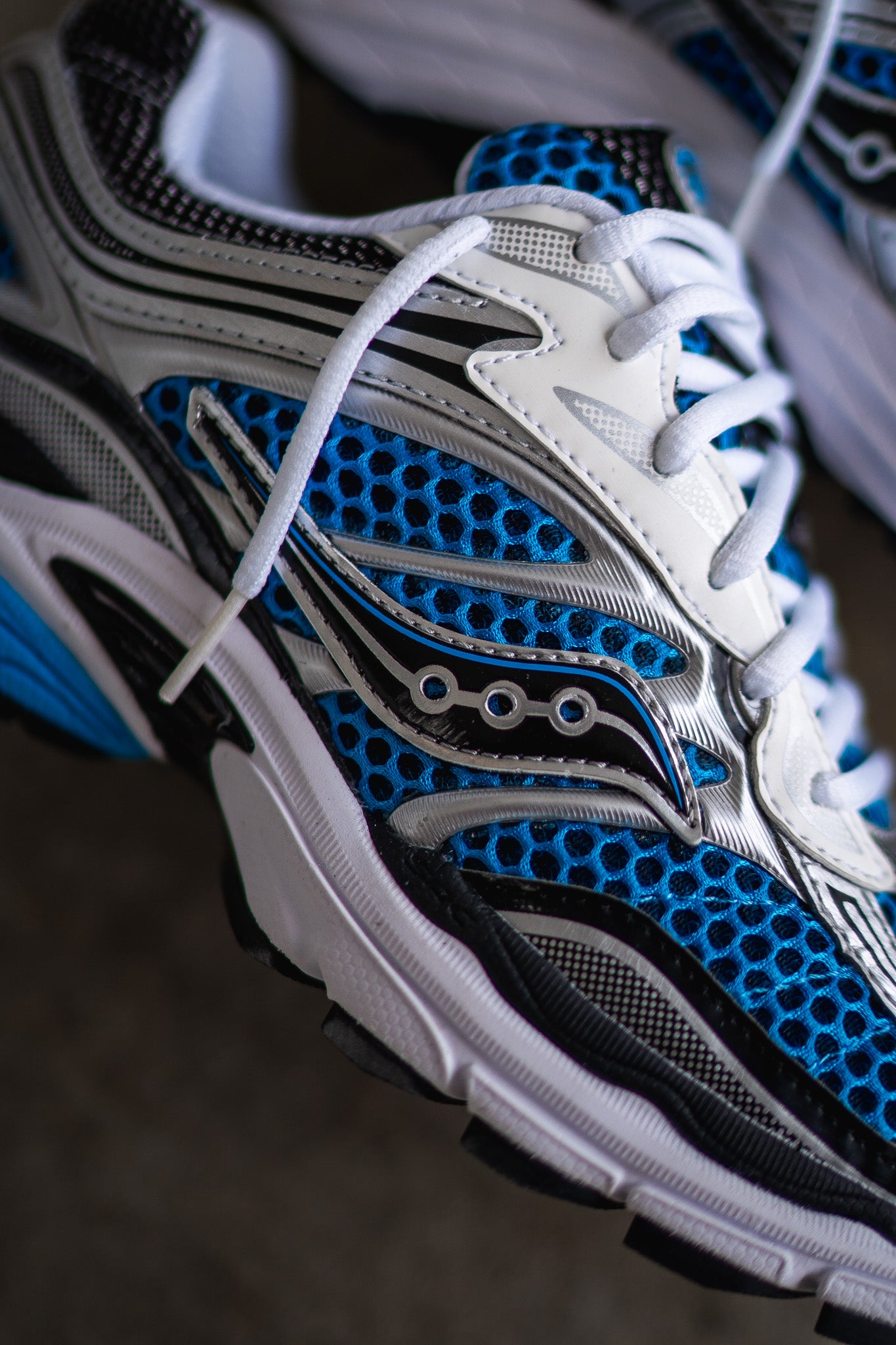 Mens Saucony OG ProGrid Omni 9 (Royal/Silver) - Saucony