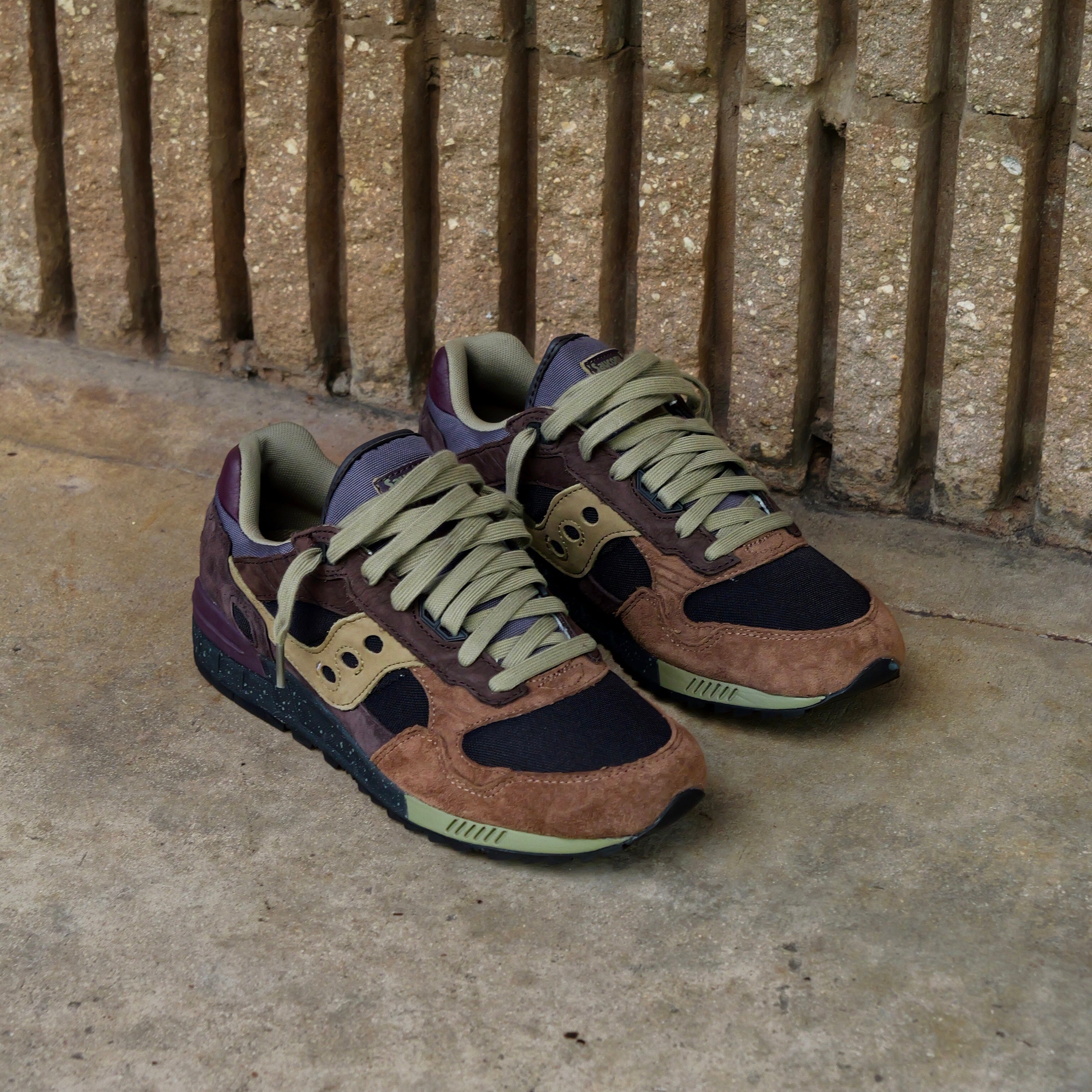 Mens Saucony Shadow 5000 (Dark Grey/Plum) - Saucony