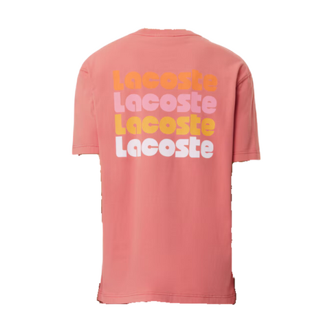 Lacoste Washed Effect T-Shirt (Pink) - TH7544