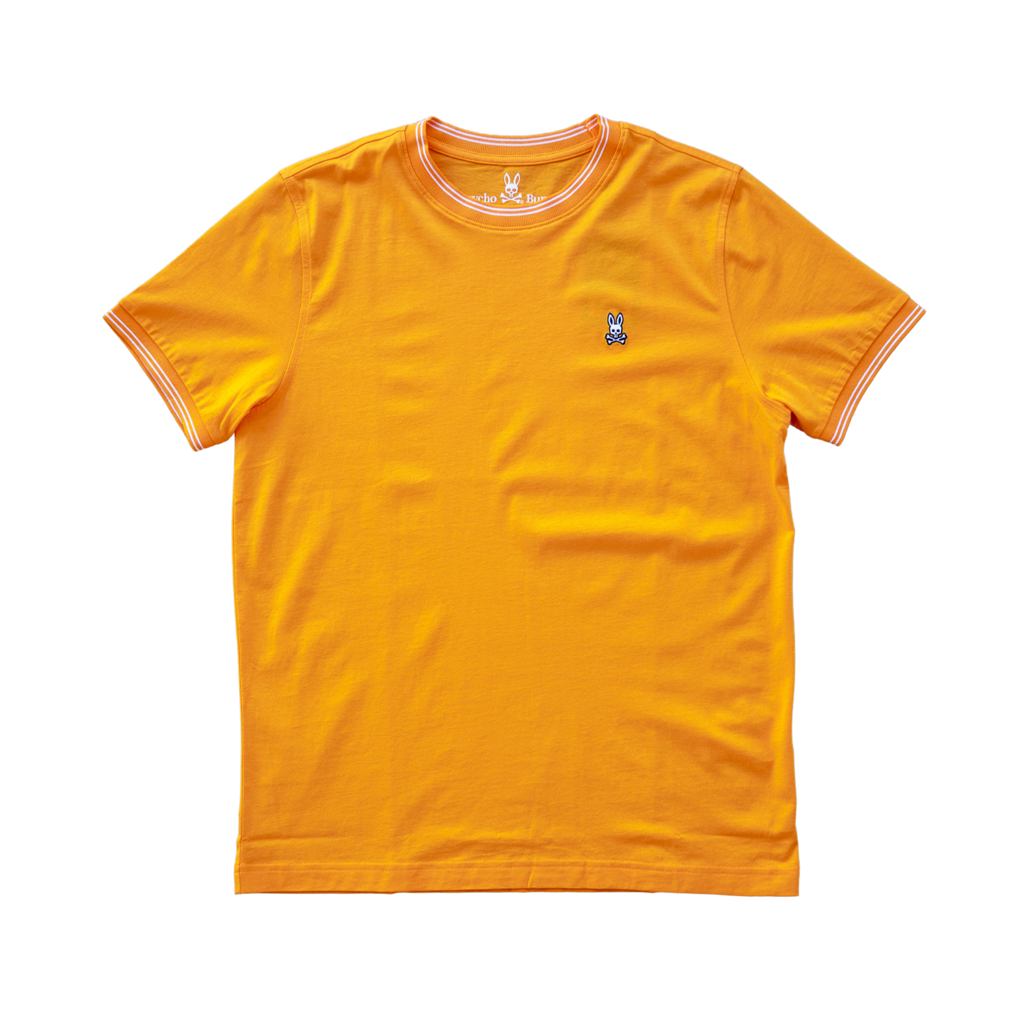 Men's Psycho Bunny Logan Tee (Neon Carrot) - Psycho Bunny