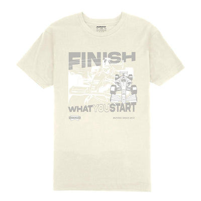 Outrank Finish What You Start T-shirt (Vintage White) - Outrank