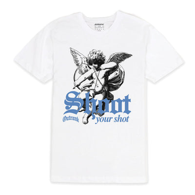 Outrank Shoot Your Shot T-shirt (White) - Outrank