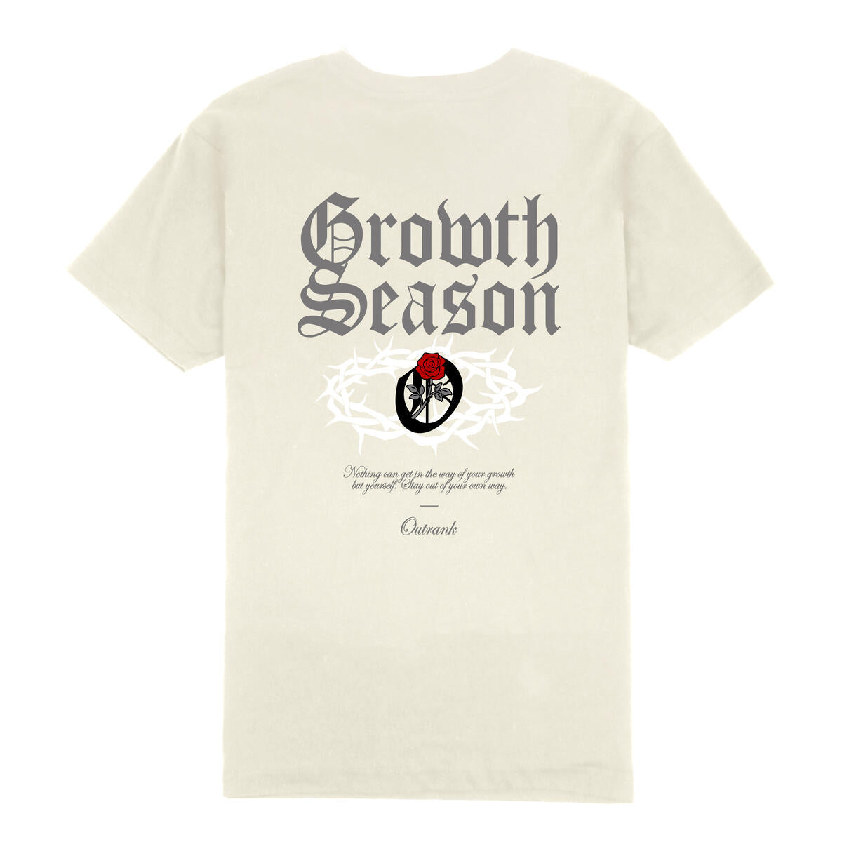 Outrank Growth Season T-shirt (Vintage White) - Outrank