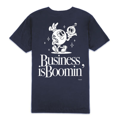 Outrank Business is Boomin T-shirt (Navy) - Outrank