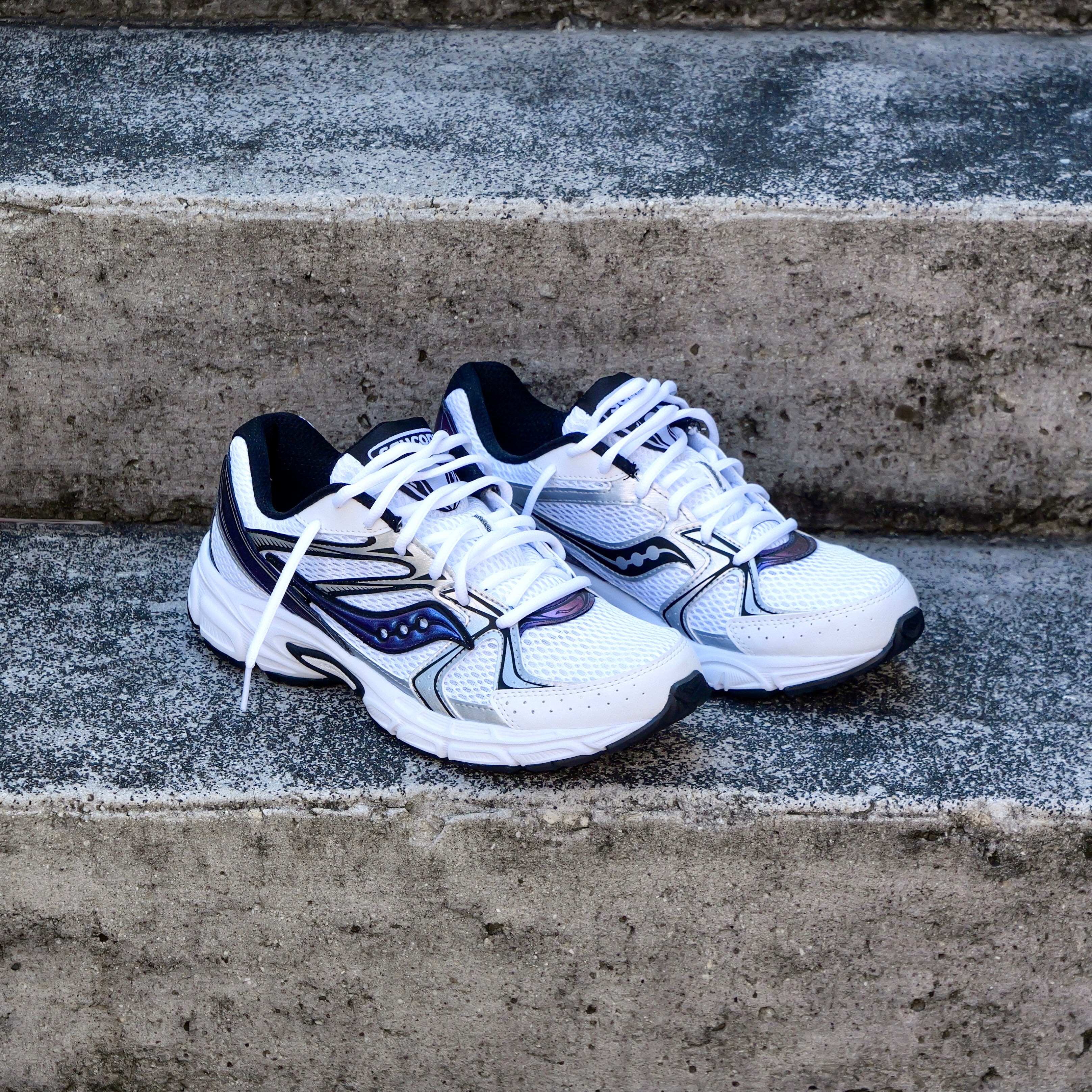Mens Saucony Ride Millennium (White/Nightsky) - Saucony