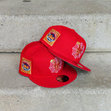 New Era New York Mets 25th Anniversary Side Patch Fitted (Red)