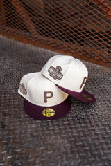 New Era Pittsburgh Pirates 1971 World Series Grey UV (Off White/Maroon) 59Fifty Fitted