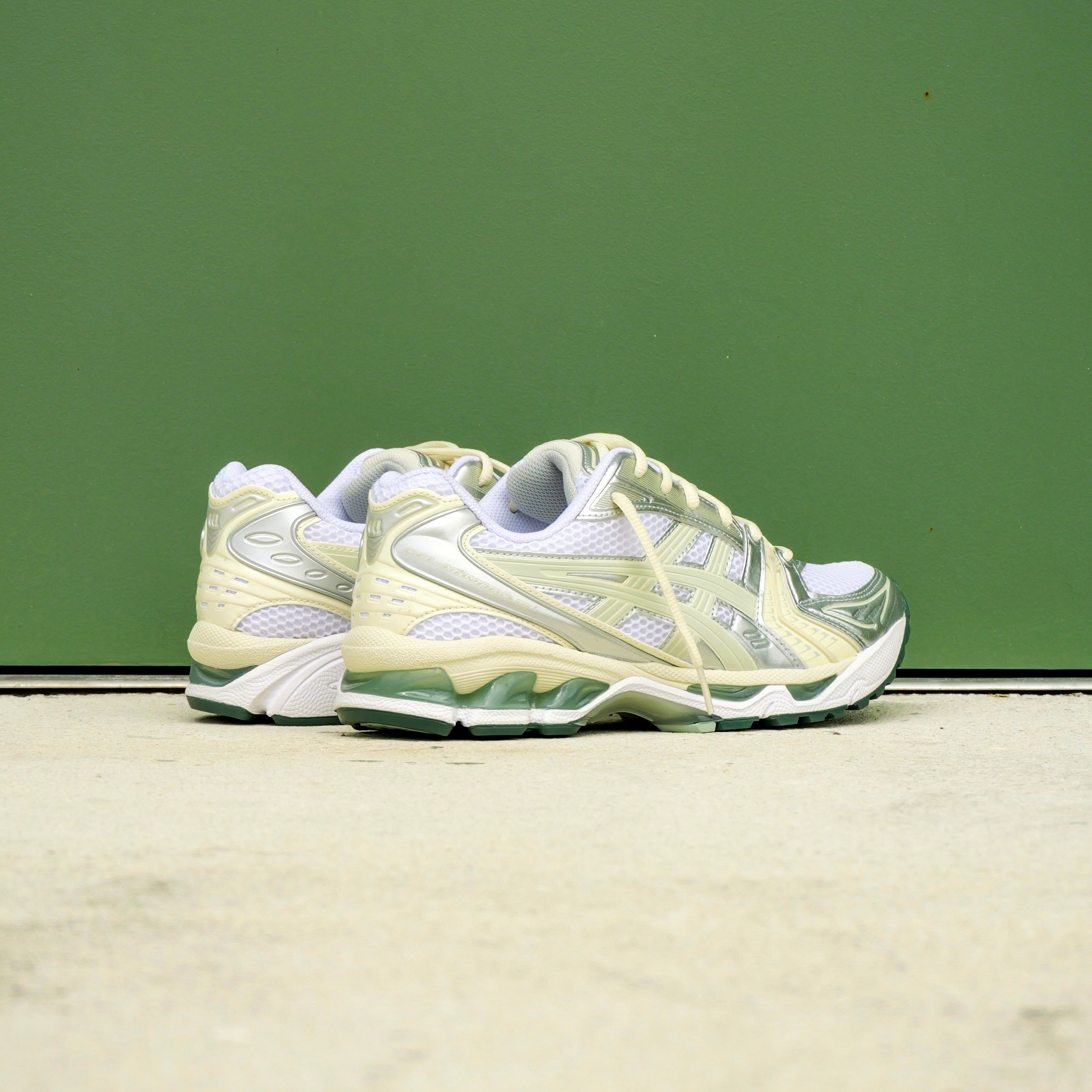 Mens Asics Gel-Kayano 14 (White/Light Sage)