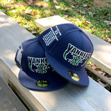 New Era New York Yankees 27X World Series Side Patch Grey UV Fitted (Navy) - New Era