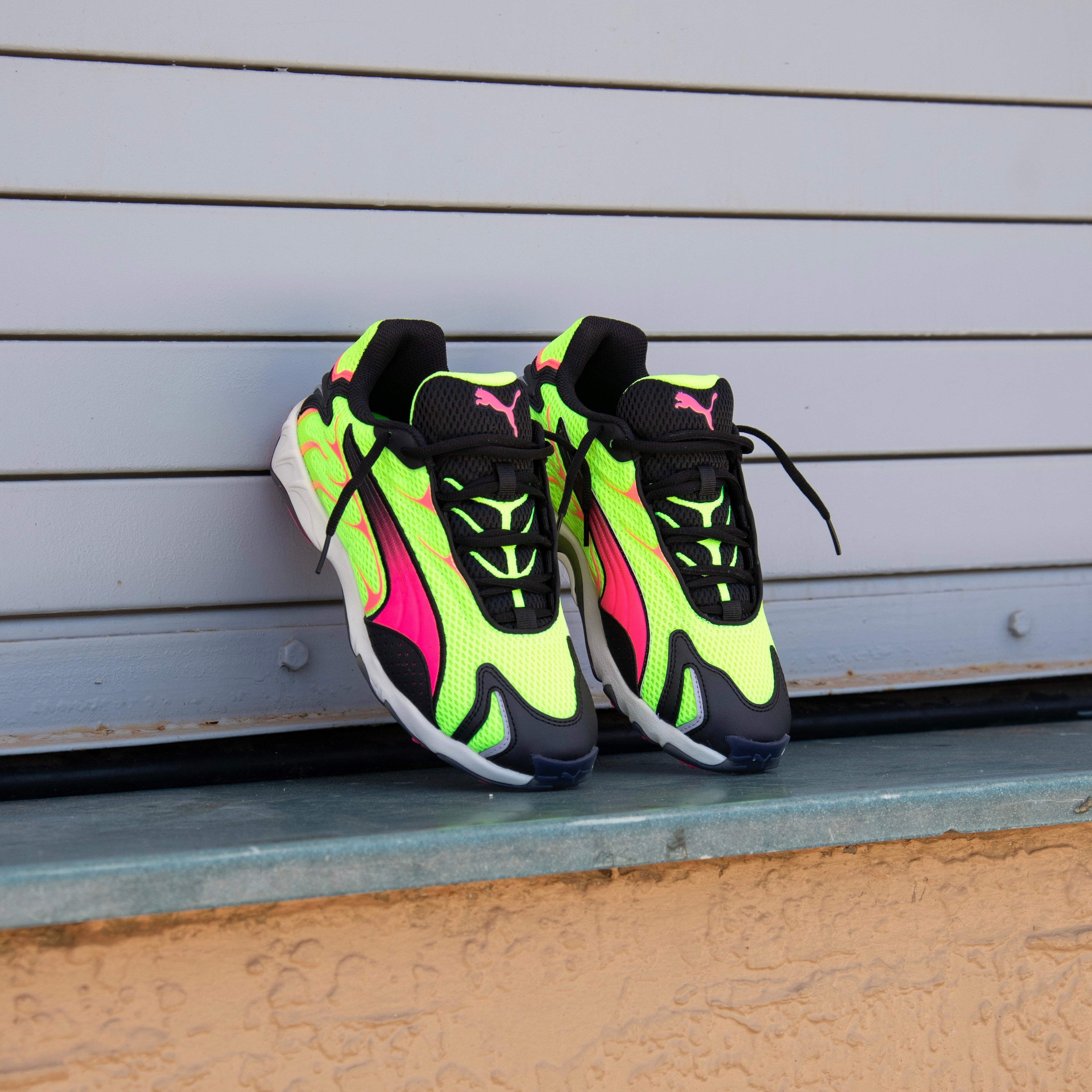 Mens Puma Inhale (Yellow Alert/Sun Struck) - Puma