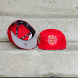 New Era New York Mets 25th Anniversary Side Patch Fitted (Red)