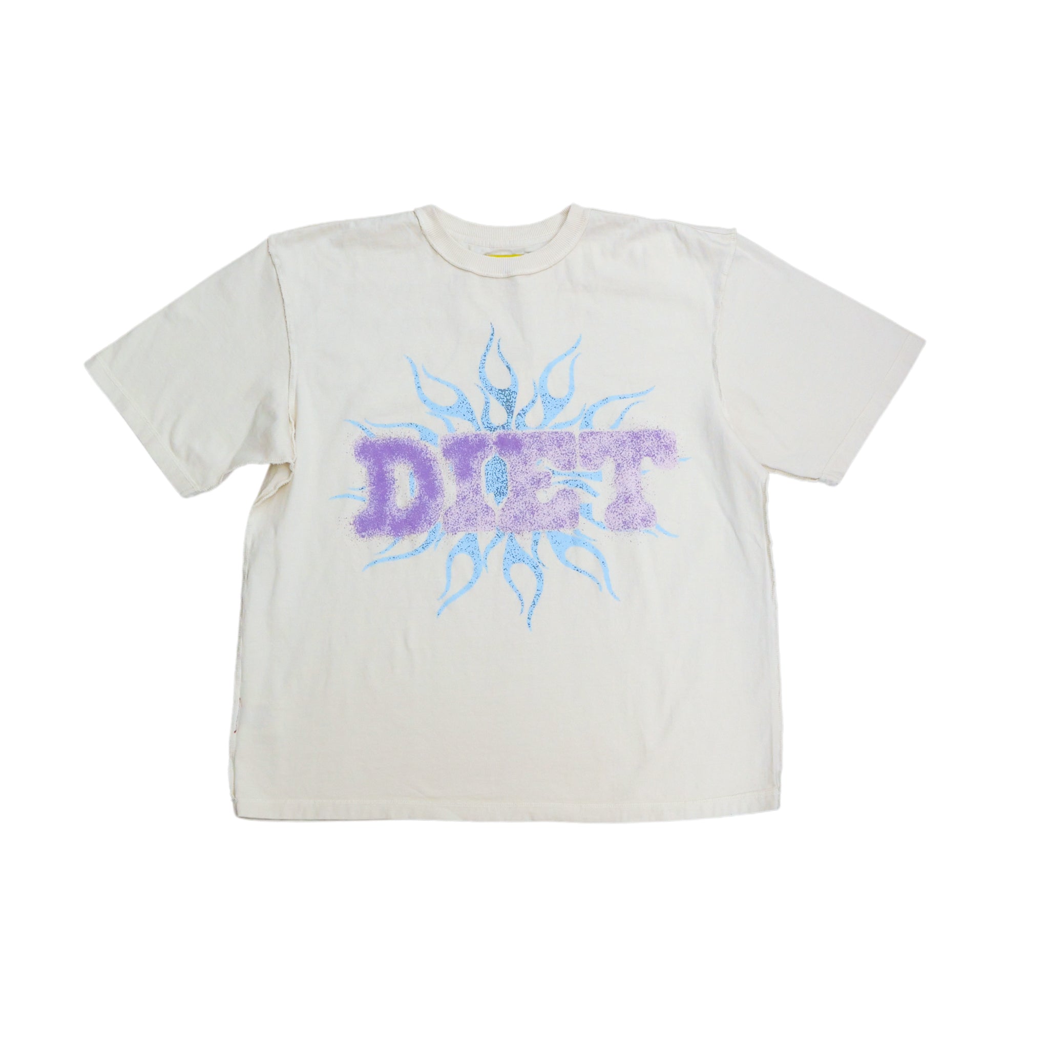 DSM "Flame Spray" Tee-Cream/Purple