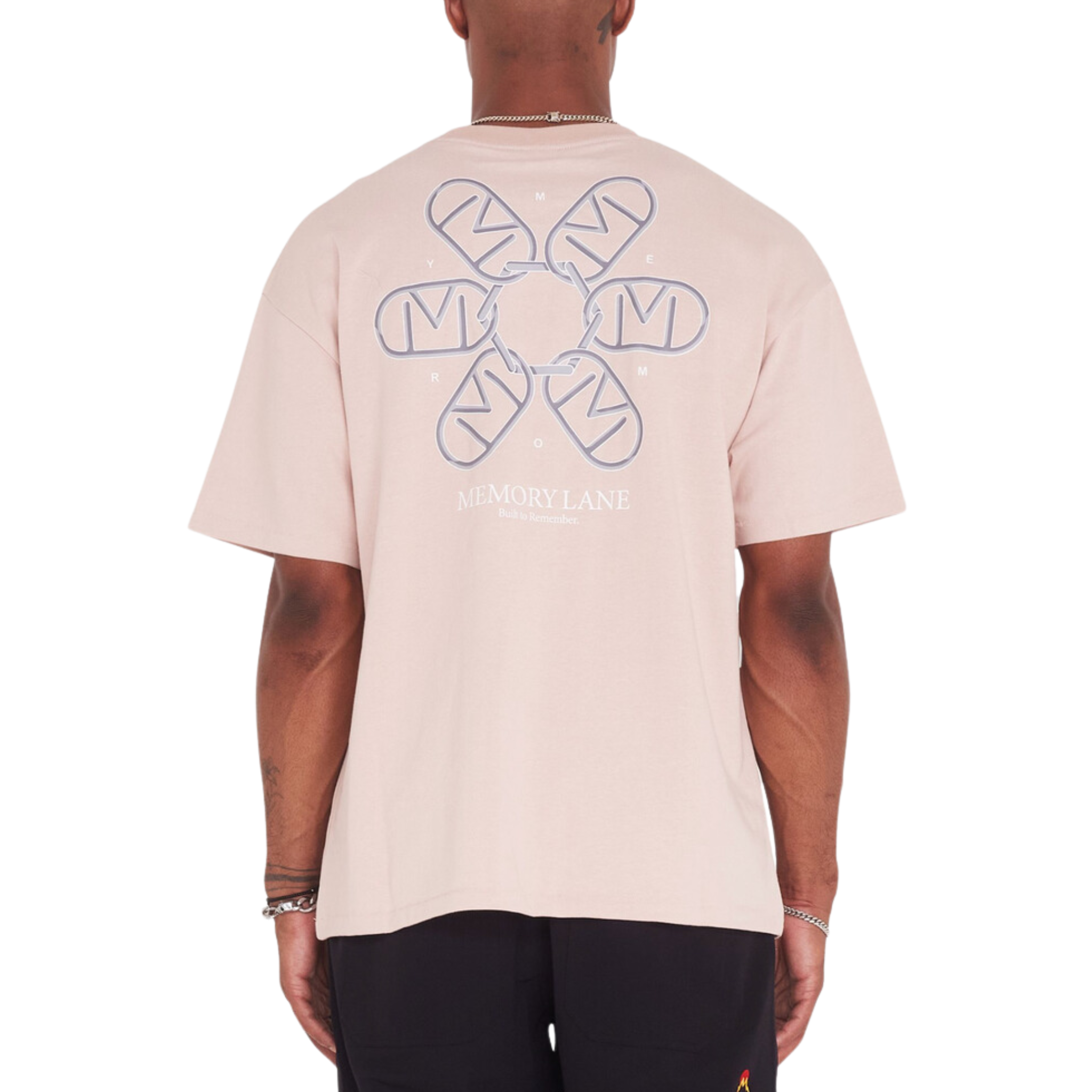 Memory Lane "M Link" Tee (Light Salmon)