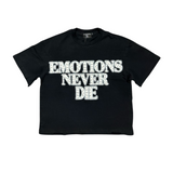 Mixed Emotion "Black End’" Rhinestone Tee (Black)