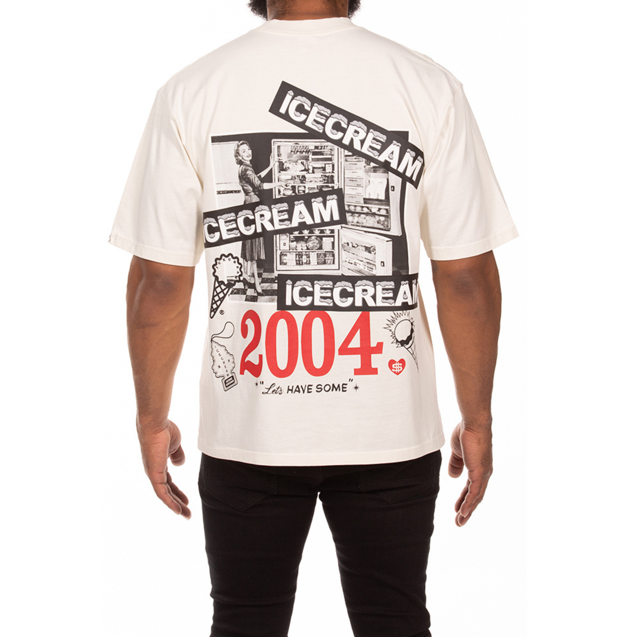 Icecream "Humor" SS Tee (Antique White) - Ice Cream