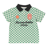 Kids Billionaire Boys Club BB Bogey SS Polo (White/Asparagus) - Billionaire Boys Club