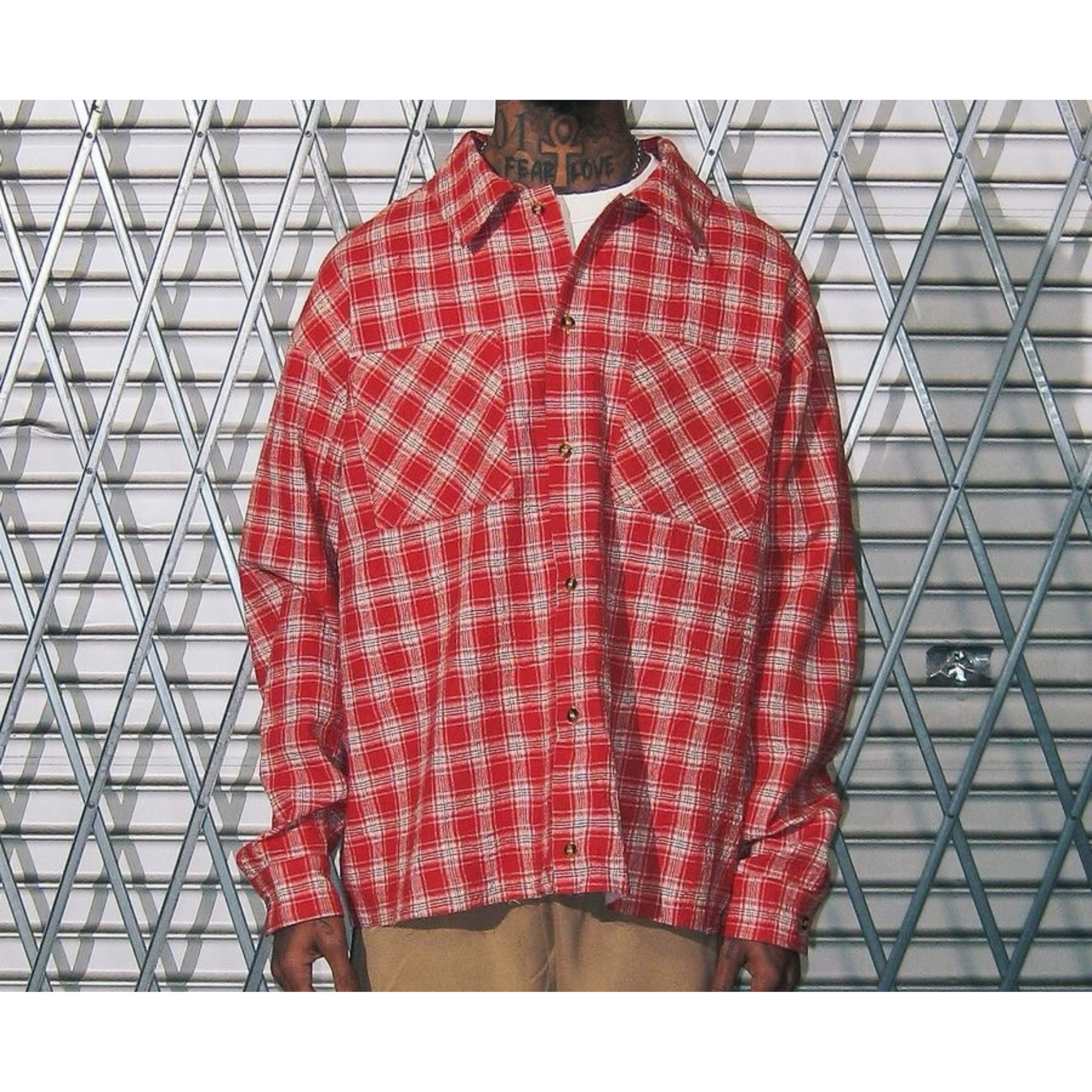 DSM "Crinkled Flannel" (Red/White)