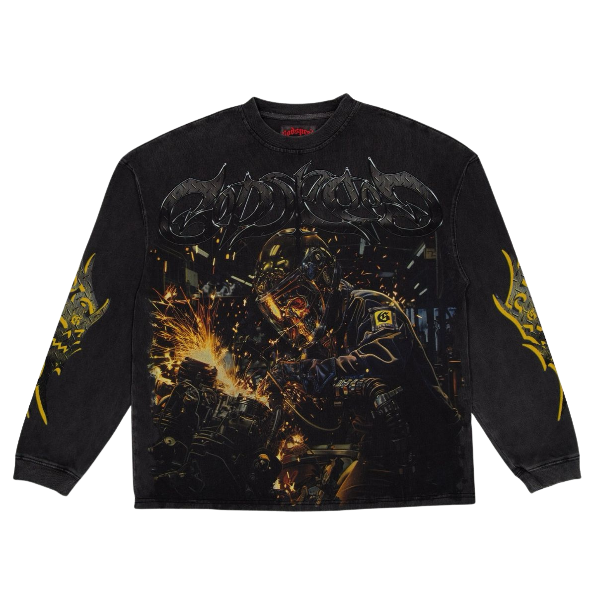 Godspeed "Under Construction" LS (Black Wash)