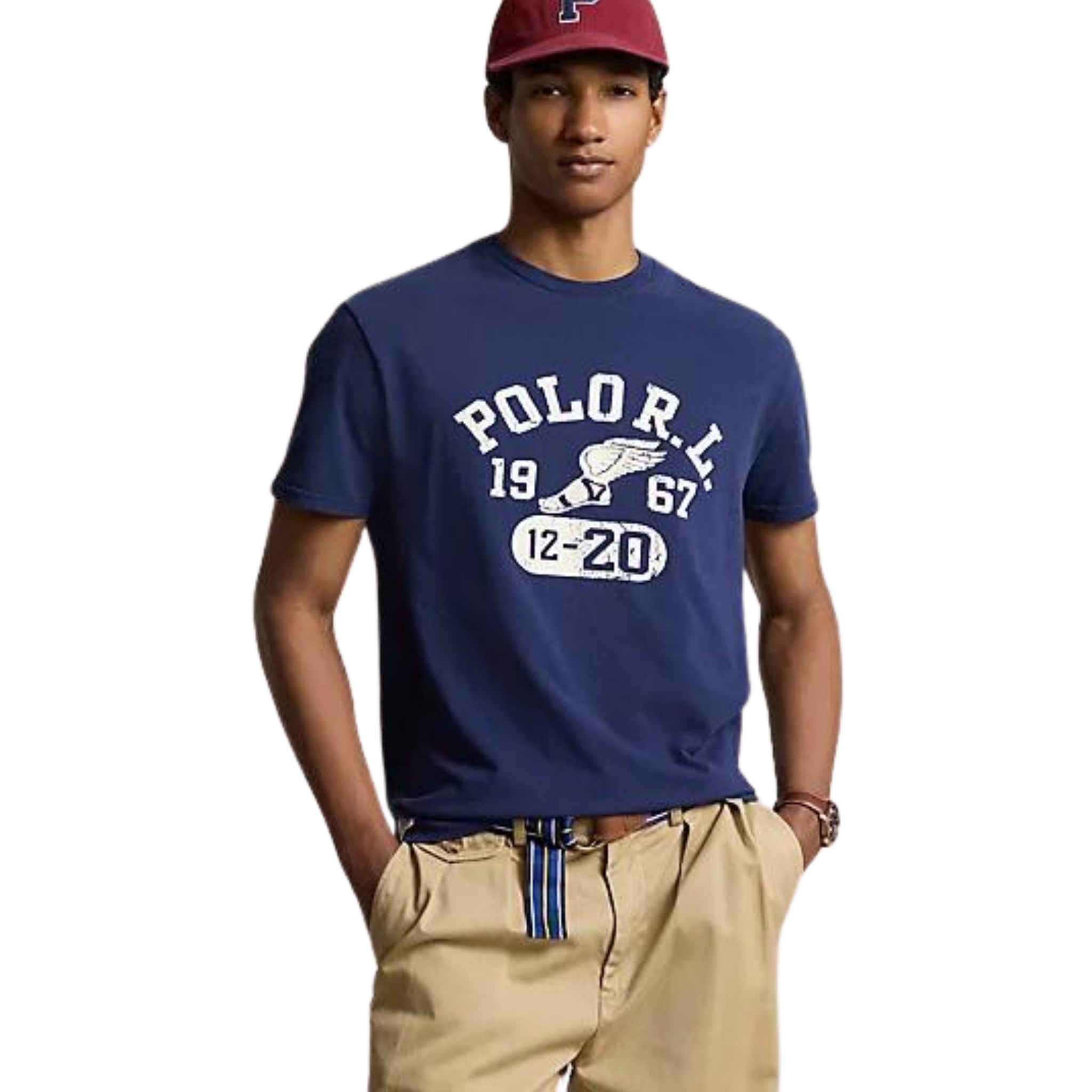 Polo Ralph Lauren Jersey Graphic T-Shirt (Navy)