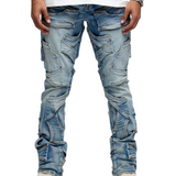 VALABASAS "Pumped" Stacked (Light Blue Wash)