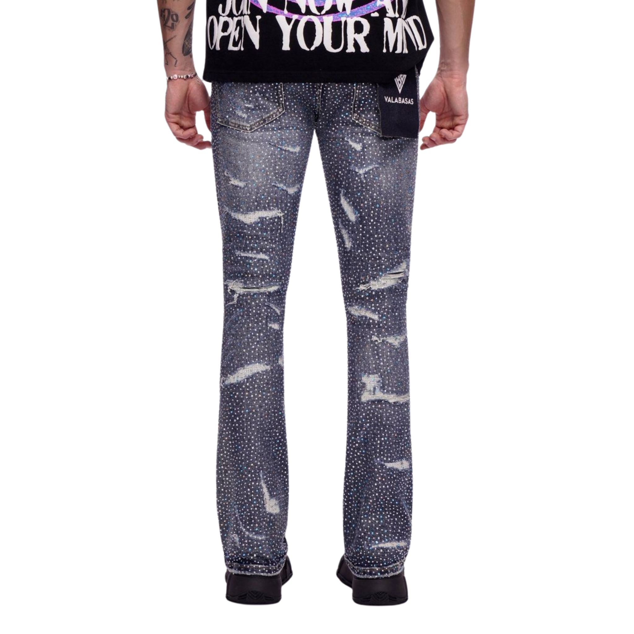 VALABASAS "Provide" Stacked (Dark Blue Wash) - VALABASAS