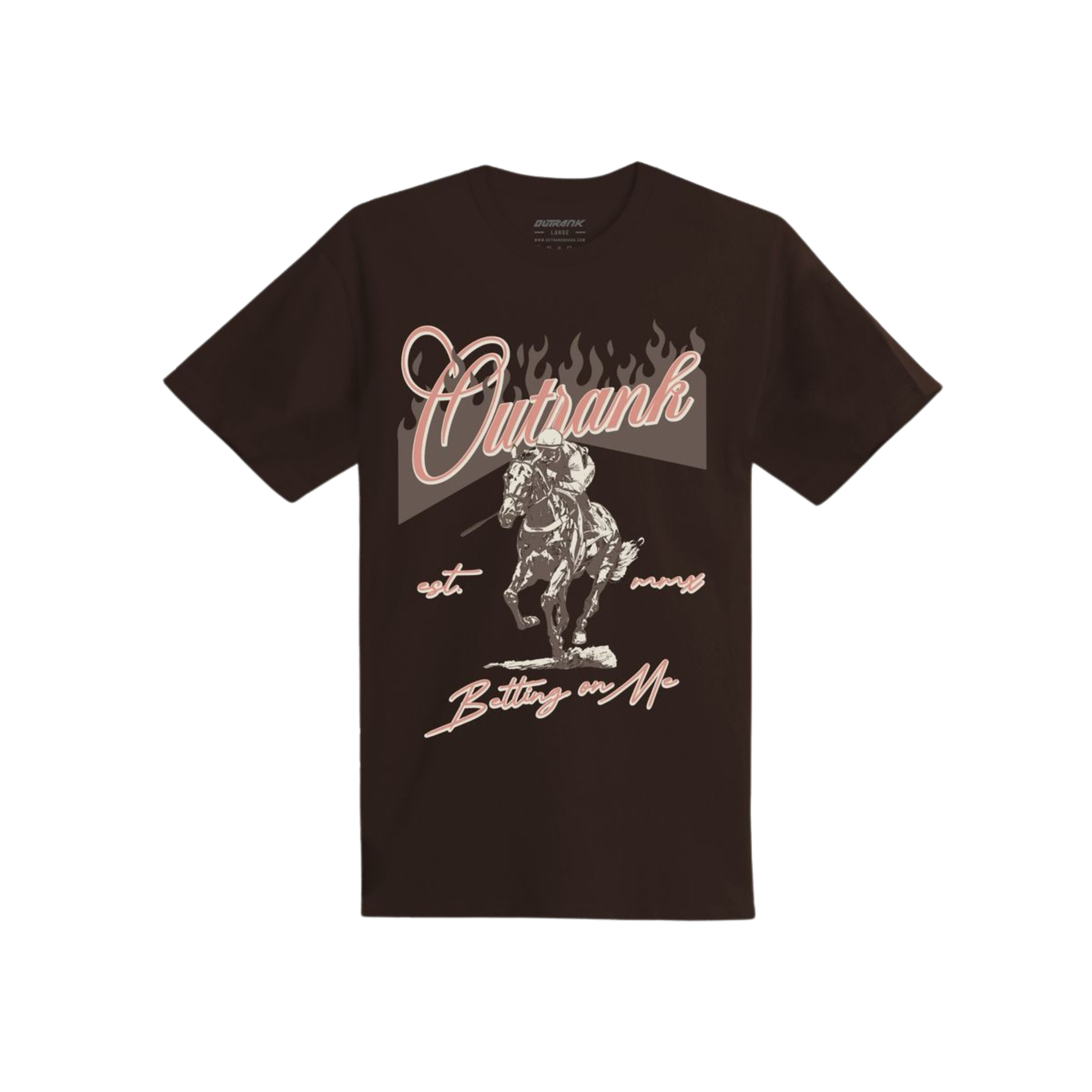 Outrank "Betting On Me" T-shirt (Dark Chocolate)