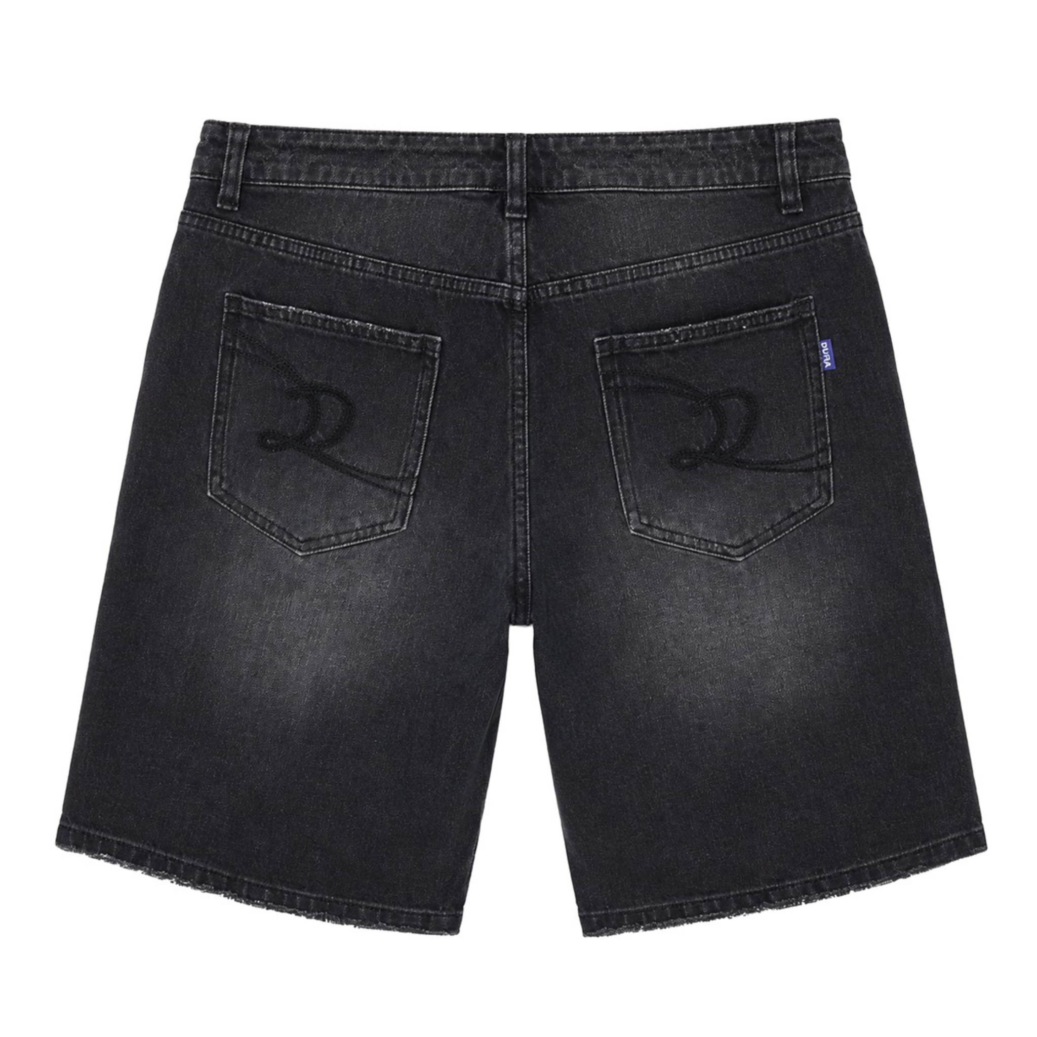 DUAA "COSMIC" Denim Shorts (Black)
