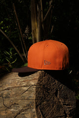 New Era Houston Texans 25th Season Side Patch Grey UV 59Fifty Fitted (Rust/Burnt Wood)