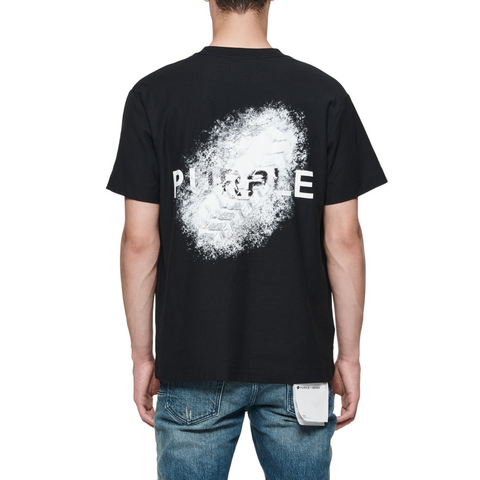 Purple Brand Textured Jersey T-shirt (Black) - P104-JBBT124 - PURPLE BRAND