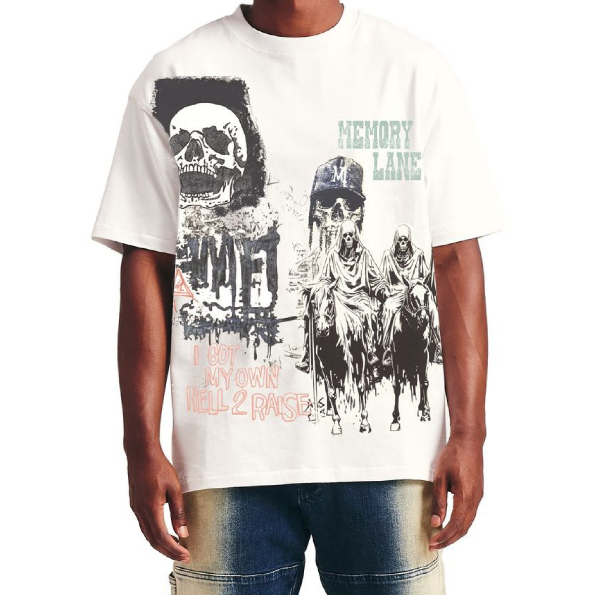 Memory Lane "REAPER DOODLE" (Off White)