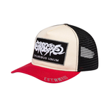 Godspeed "GS E Pluribus" Trucker Hat (White/Red) - Godspeed