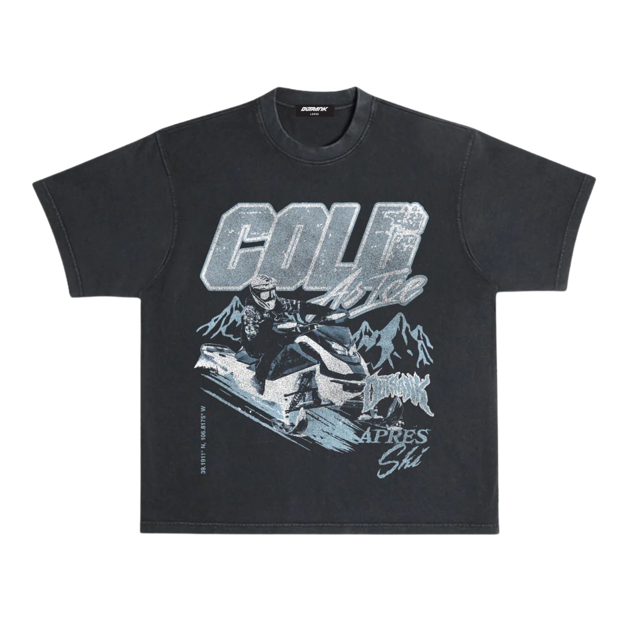 Outrank Cold As Ice Heavyweight Tee (Black)