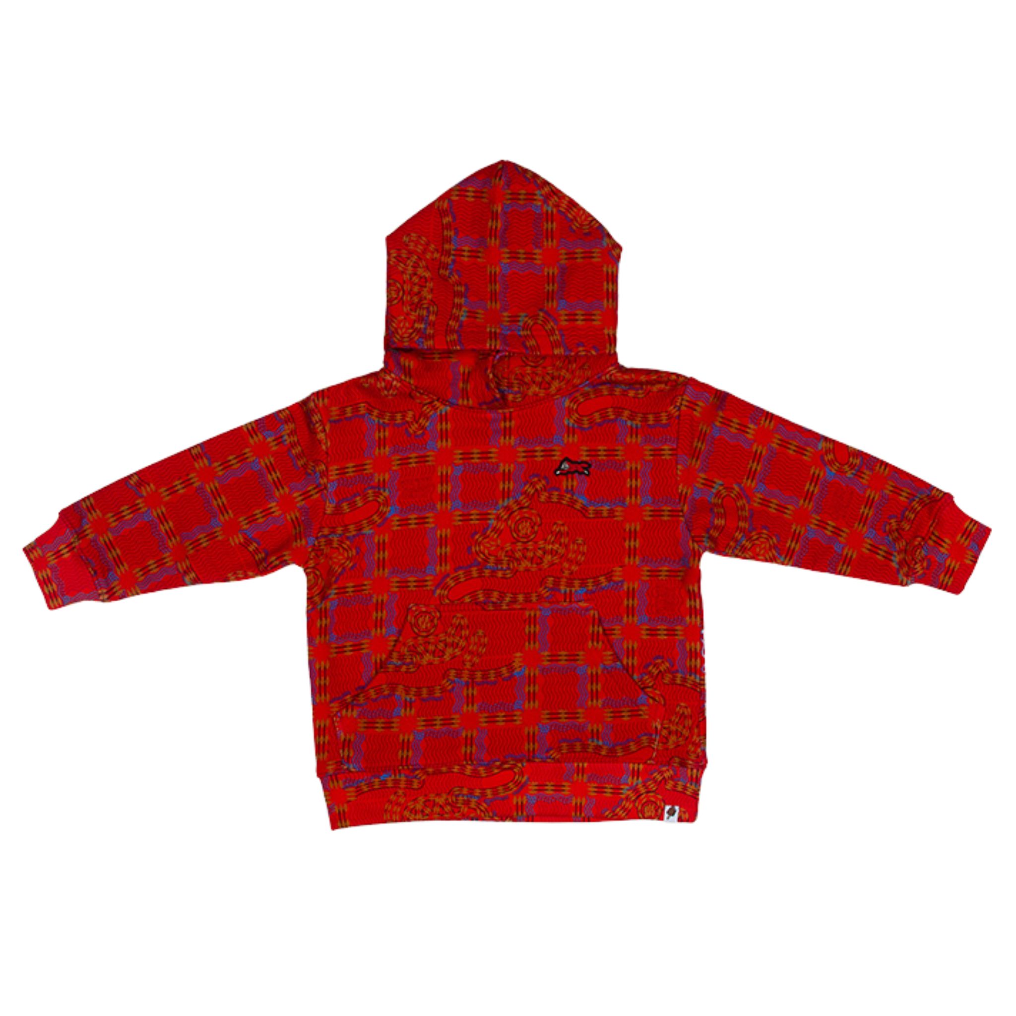 Kids Icecream Picnic Hoodie (Salsa) - Ice Cream