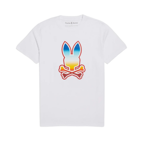 Psycho Bunny Guy Graphic Tee (White) - Psycho Bunny