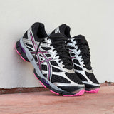 Mens Asics Gel-Cumulus 16 (Black/Dragon Fruit)