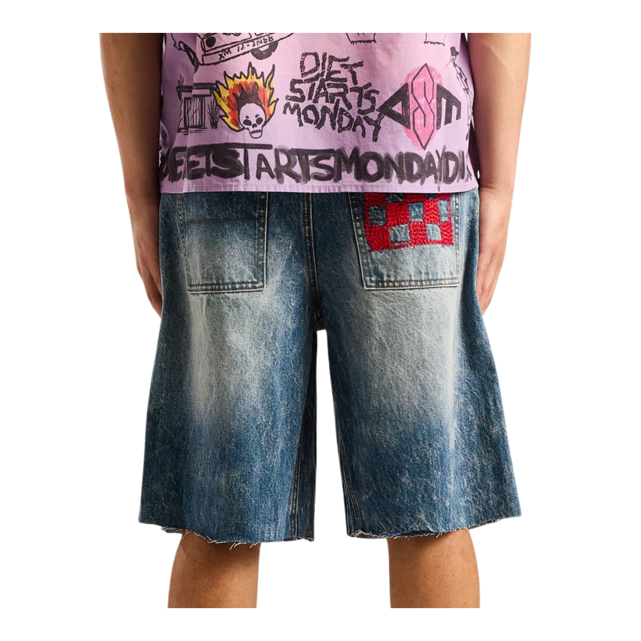 DSM "Doodle" Denim Shorts (Indigo)