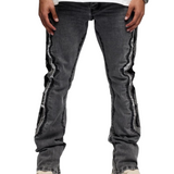 VALABASAS "Spectral" Stacked Denim (Grey Black)