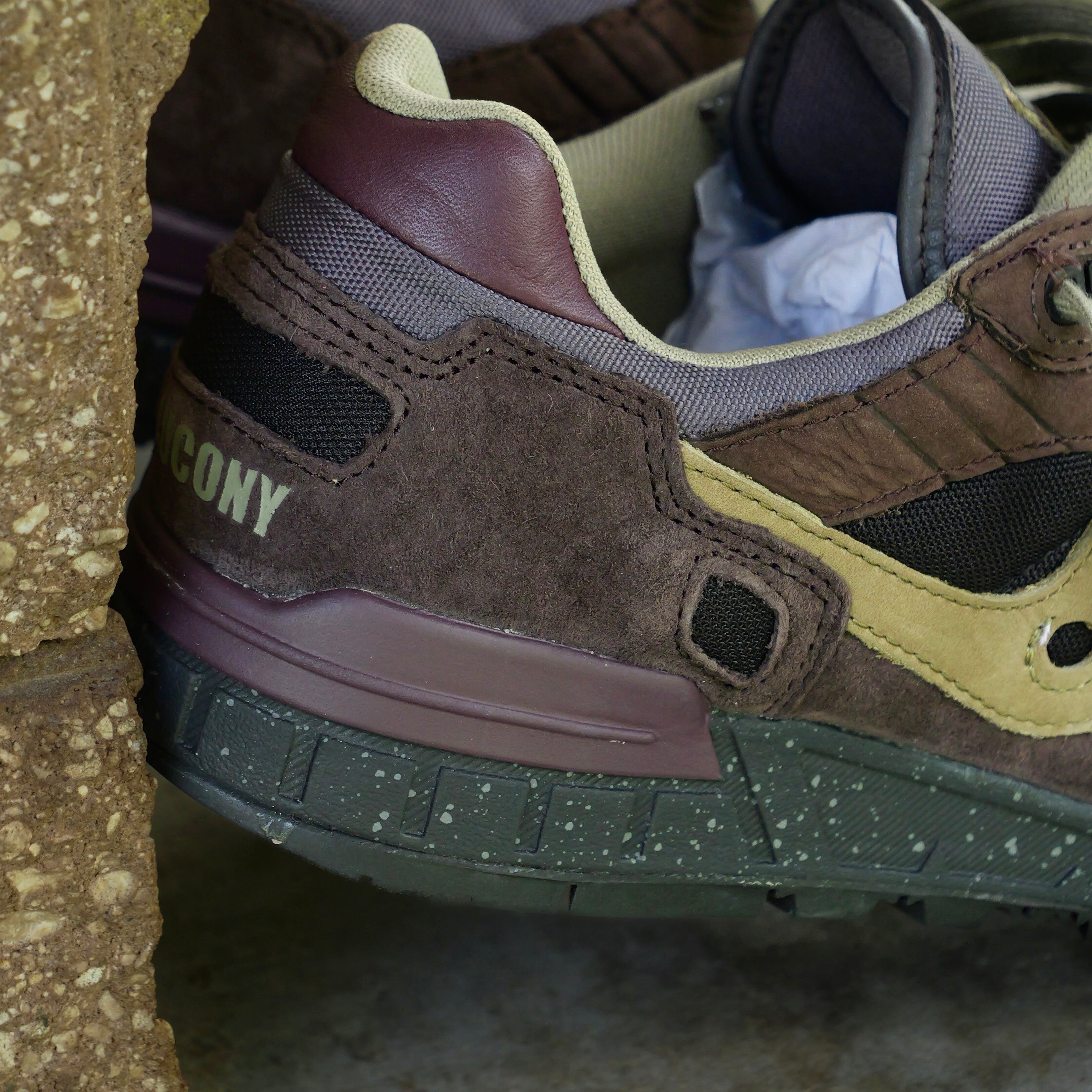 Mens Saucony Shadow 5000 (Dark Grey/Plum)