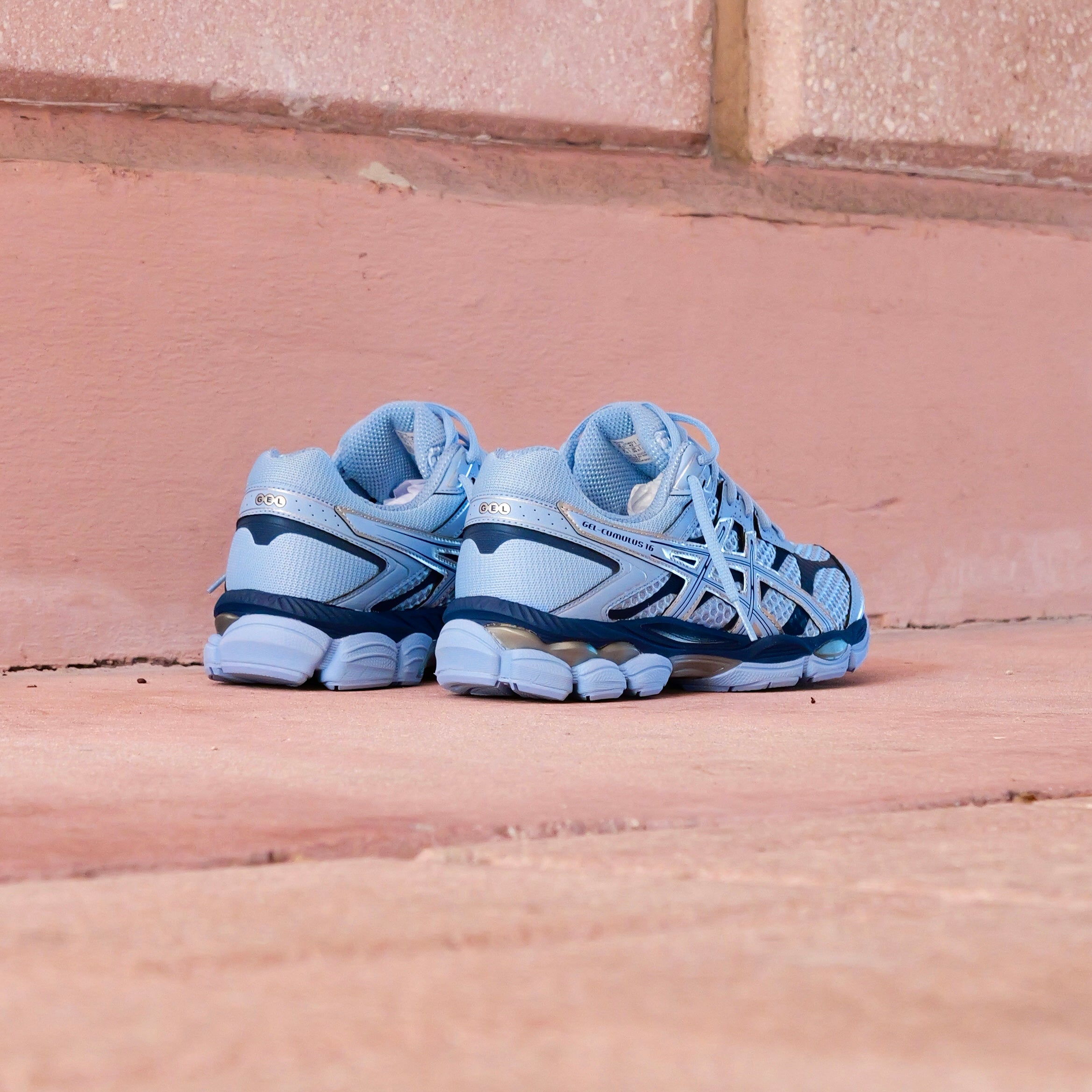 Mens Asics Gel-Cumulus 16 (Stone Wash/Independence Blue)