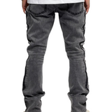VALABASAS "Spectral" Stacked Denim (Grey Black)
