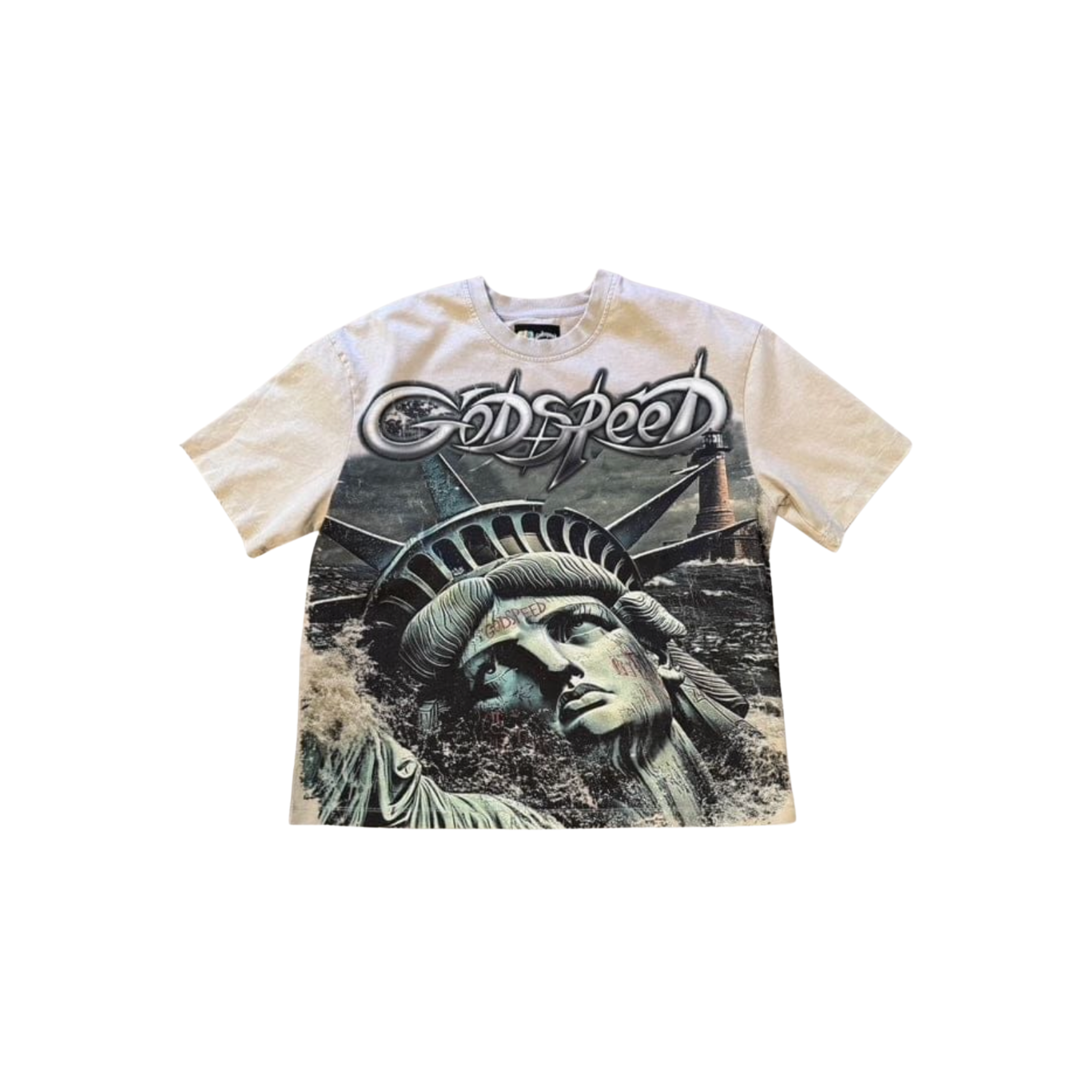 Godspeed Sunken Liberty 2 Tee  (Slate Grey) - Godspeed
