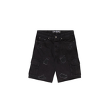 Valabasas "Cutlass" Denim Cargo Shorts (Black)